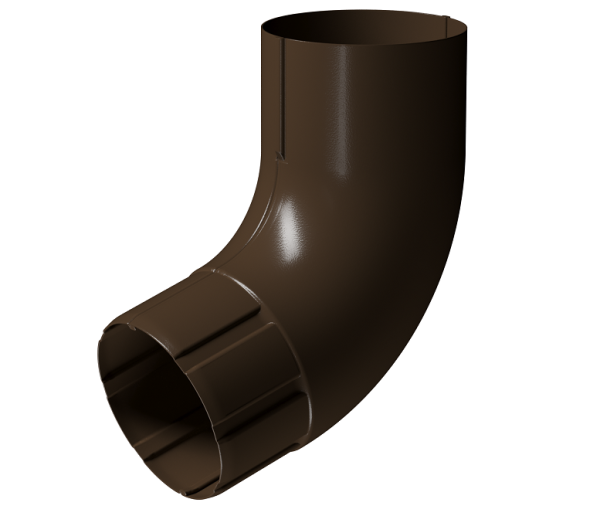 Колено 72° D90 Döcke STAL PREMIUM Каштан, (RAL 8017) купить в Рязани