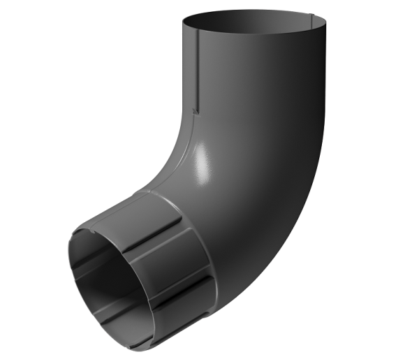 Колено 72° D90 Döcke STAL PREMIUM Графит, (RAL 7024) купить в Рязани
