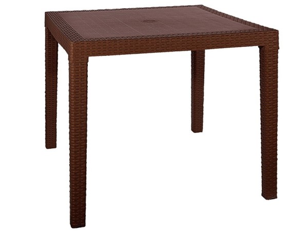 Стол квадратный FIJI Quatro Table Коричневый купить в Рязани