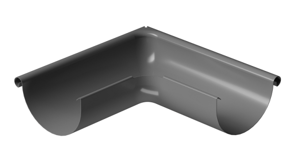 Угол внешний 90° D125 Döcke STAL PREMIUM Графит, (RAL 7024) купить в Рязани