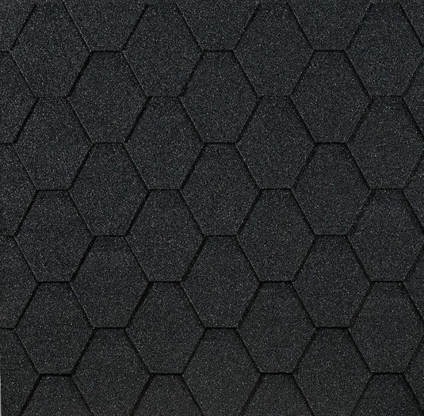 Гибкая черепица EURASIA Docke, Коллекция ШЕСТИГРАННИК Серый купить в Рязани