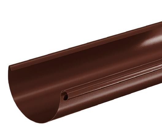 Водосток Aquasistem, система 150/100 - Водосточный желоб 3.00м RAL 8017 Коричневый купить в Рязани