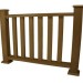 Ограждения из ДПК WOODVEX Кофе купить в Рязани