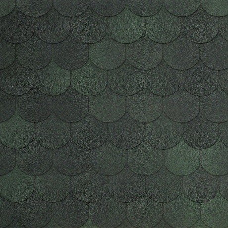 Гибкая черепица Tegola ASSISI verde 473 купить в Рязани
