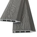 Заборная панель шип-паз EasyDecking Wood-Х 146х20 Серый купить в Рязани