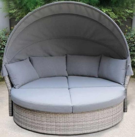 Диван-Трансформер AFINA плетеный из иск. ротанга AFM-325G Grey купить в Рязани