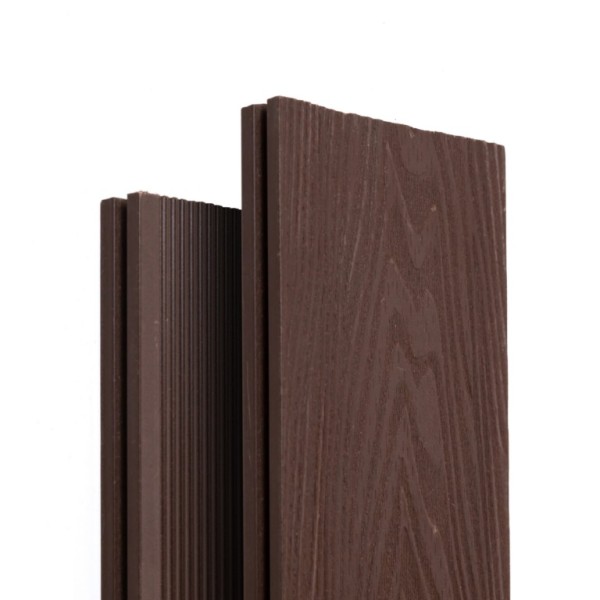 Террасная доска Ecodecking Экстра 3D полнотелая Венге купить в Рязани