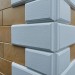 Угол Наружный к Фасадным Термопанелям Доломит Дагестанский Камень 400 мм Белый купить в Рязани