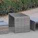 Диван-Трансформер AFINA плетеный из иск. ротанга S330G-W78 Grey купить в Рязани