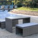 Диван-Трансформер AFINA плетеный из иск. ротанга S330G-W78 Grey купить в Рязани