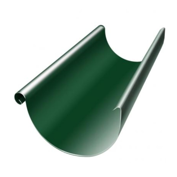 Водосток Grand Line 125x90 – Желоб 3м RAL 6005 купить в Рязани