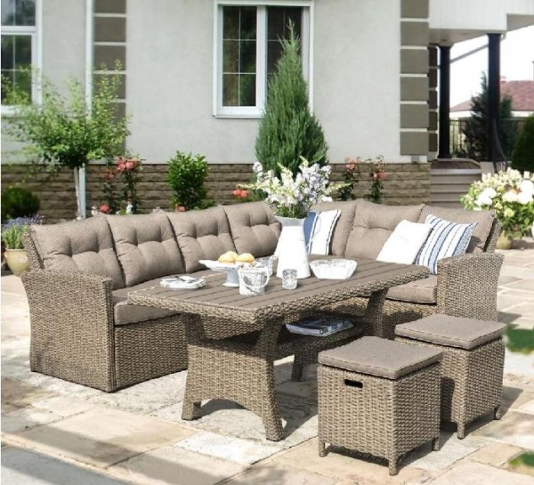 Комплект мебели AFINA плетеной из иск. ротанга AFM-307B Beige купить в Рязани