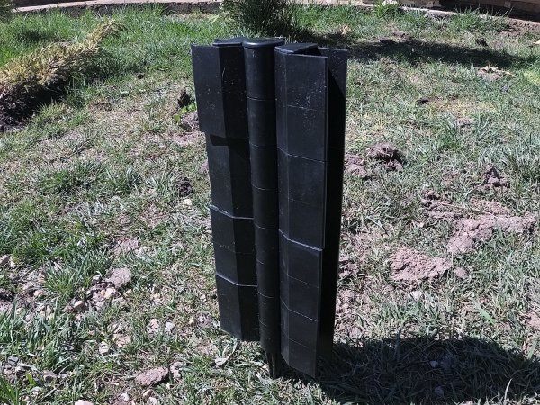 Угловой элемент поворотный, пластиковый от 60° до 300° для доски 300х30 мм из ДПК чёрный Holzhof купить в Рязани