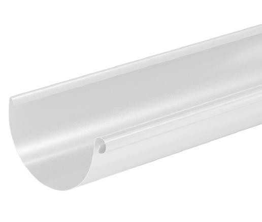 Водосток Aquasistem, система 125x90 - Водосточный желоб 3.00м RAL 9003 Белый купить в Рязани