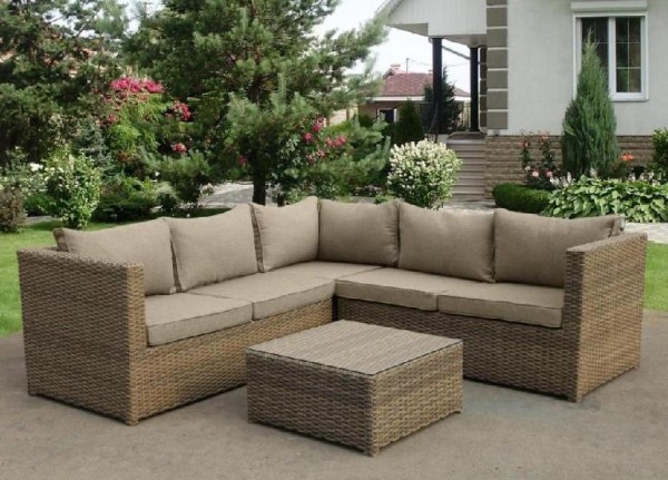 Комплект мебели AFINA плетеной из иск. ротанга YR825B Beige купить в Рязани