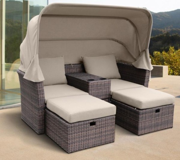Комплект мебели AFINA плетеной из иск. ротанга AFM-330B Brown купить в Рязани