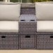 Комплект мебели AFINA плетеной из иск. ротанга AFM-330B Brown купить в Рязани
