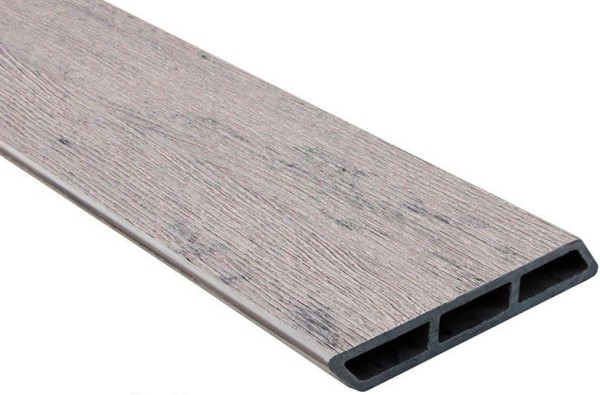 Доска Ромбус 3D ДПК Outdoor STORM GREY серая микс купить в Рязани