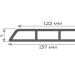Доска Ромбус 3D ДПК Outdoor STORM GREY серая микс купить в Рязани