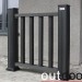 Ограждение из ДПК Outdoor Классик 3D STORM чёрный купить в Рязани