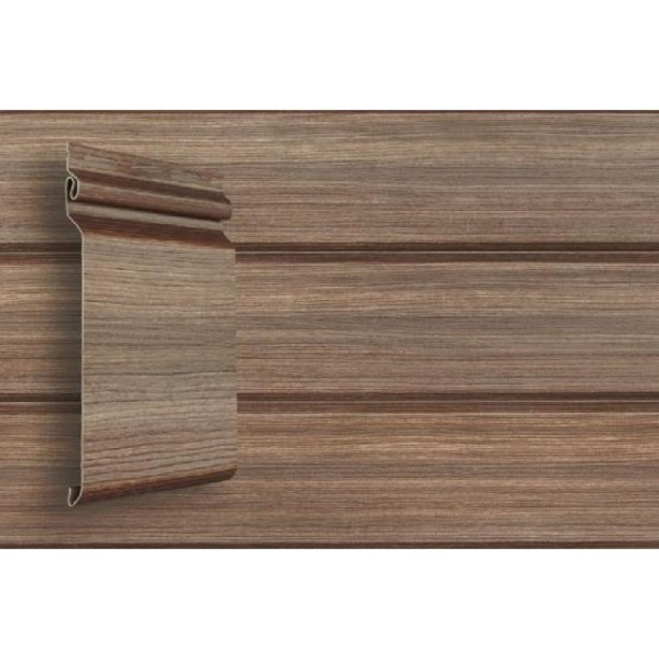 Виниловый сайдинг Grand Line Natural-Брус Tundra - Кедр купить в Рязани