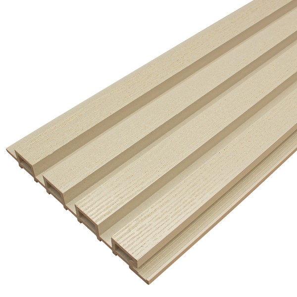 Фасадная доска из ДПК Faynag Wood Рейка Слоновая кость купить в Рязани