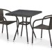 Комплект плетеной мебели AFINA из иск. ротанга T282BNT/Y137C-W53 Brown 2Pcs купить в Рязани