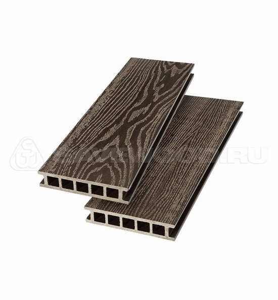 Террасная доска из ДПК SW-Fagus «SaveWood» темно-коричневый купить в Рязани