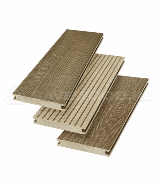 Террасная доска SW Fraxinus (R) полнотелая «SaveWood» Тик купить в Рязани