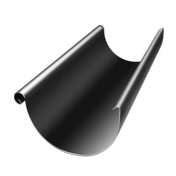 Водосток Grand Line 125x90 – Желоб 3м RAL 9005 купить в Рязани