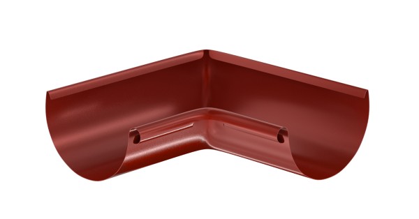 Водосток Aquasistem, система 150x100 - Угол желоба, внутренний 90° RR 29 Бургундский купить в Рязани
