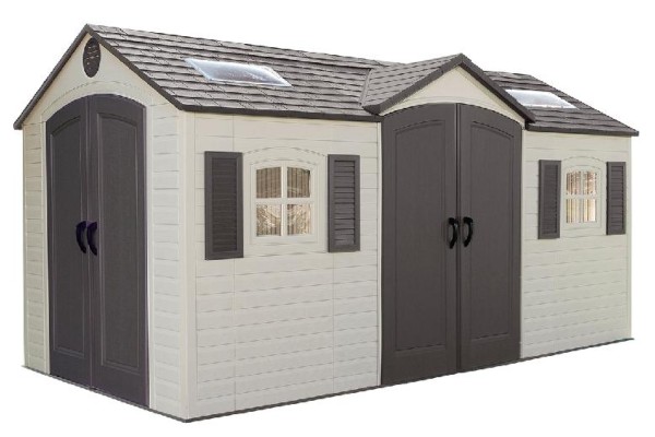Сарай пластиковый LifeTime 15x8 DD купить в Рязани
