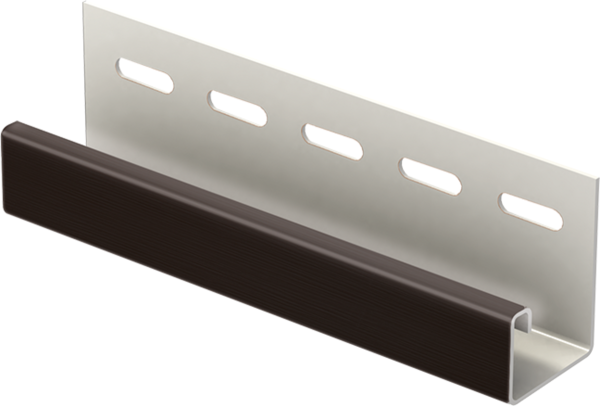 J-планка к Софиту PRO Тёмно коричневый купить в Рязани