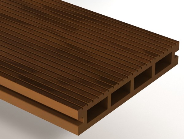 Террасная доска из ДПК WOODVEX Expert Тик купить в Рязани