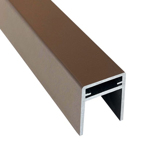 П-профиль Алюминиевый EasyDecking 35x25 Венге купить в Рязани