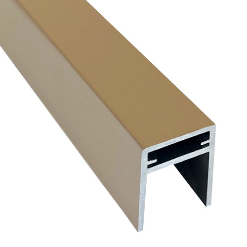 П-профиль Алюминиевый EasyDecking 35x25 Дуб купить в Рязани