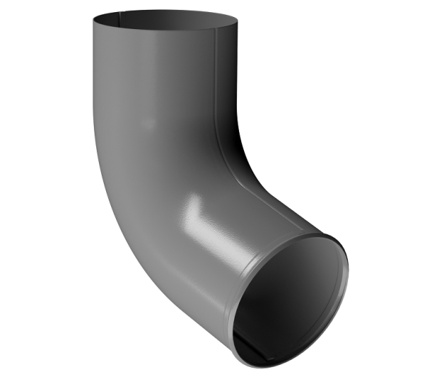 Отвод трубы D90 Döcke STAL PREMIUM Графит, (RAL 7024) купить в Рязани