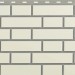 Фасадная панель Альта-Профиль, Кирпич Клинкерный, Белый купить в Рязани