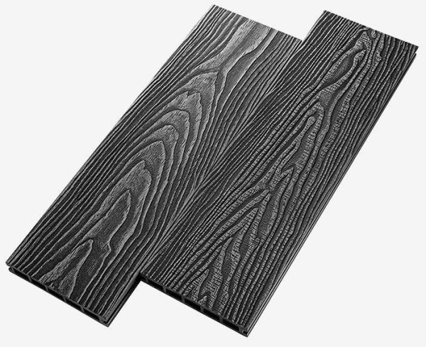 Террасная доска из ДПК RusDecking Unodeck Vintage - Графит купить в Рязани
