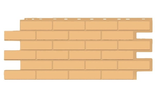 Фасадная панель T-Siding Кирпич Модерн Эко Крем купить в Рязани