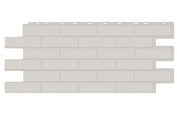 Фасадная панель T-Siding Кирпич Модерн Эко Уайт купить в Рязани