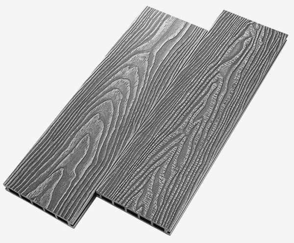 Террасная доска из ДПК RusDecking Unodeck Vintage - Серый купить в Рязани